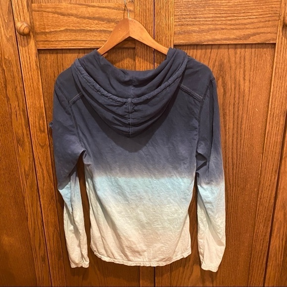 Buffalo David Bitton Ombré Hoodie Top Beach Surfer Size Small - Picture 2 of 9